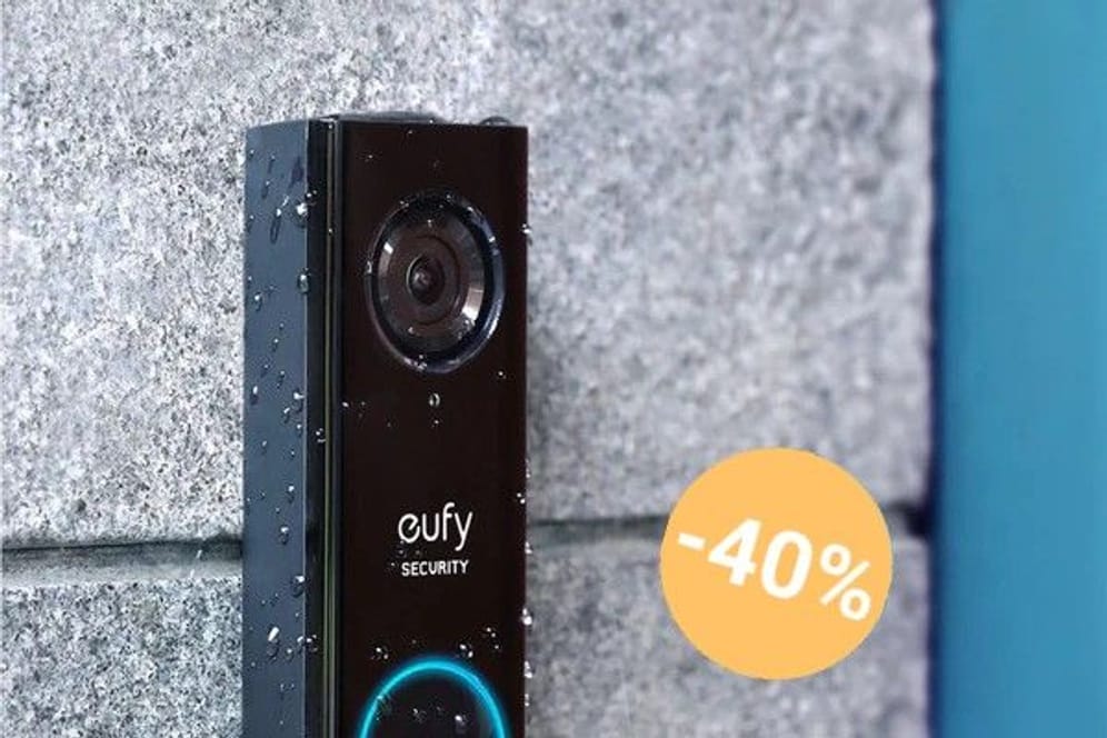 Knaller-Schnäppchen: Heute sparen Sie ganze 40 Prozent auf die smarte Video-Türklingel von Eufy.