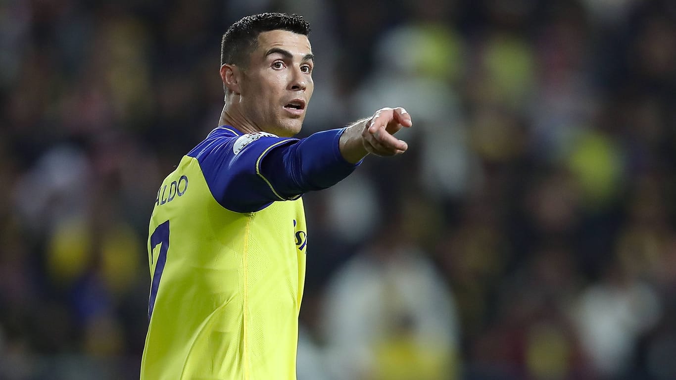 Cristiano Ronaldo: der Stürmer war verärgert über die Teamleistung.
