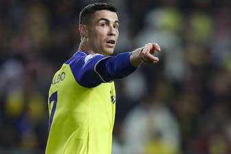 Cristiano Ronaldo: der Stürmer war verärgert über die Teamleistung.