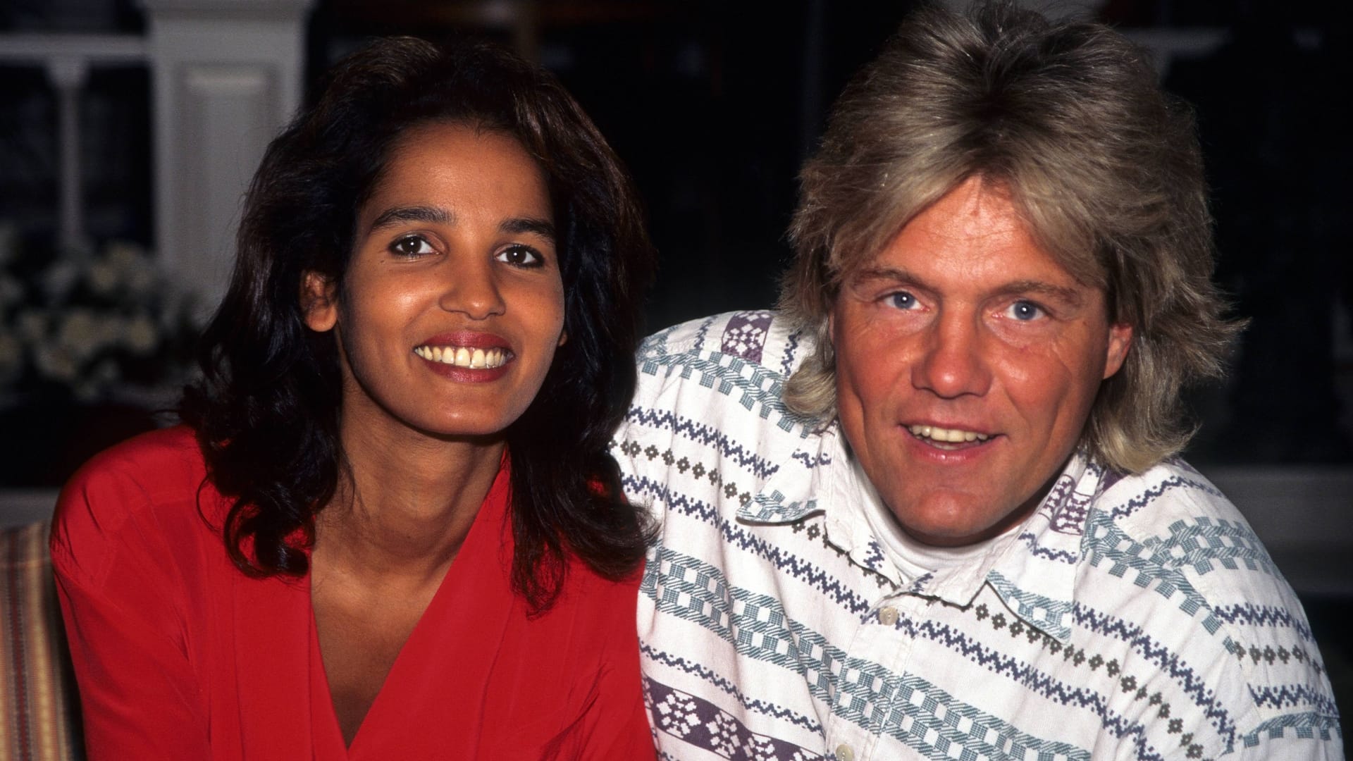 Dieter Bohlen mit Nadja Abd el Farrag 1994.