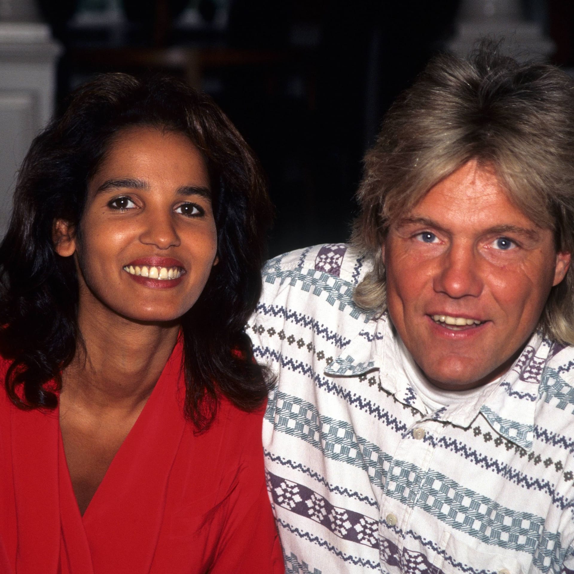 Dieter Bohlen mit Nadja Abd el Farrag 1994.