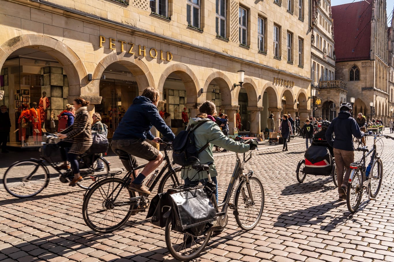 Per Rad durch Münster: Im neuen Fahrradklima-Test holt die Stadt einen ersten Platz.