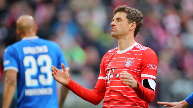 Thomas Müller: Der Bayern-Kapitän war geschockt von der schlechten Leistung seiner Mannschaft.