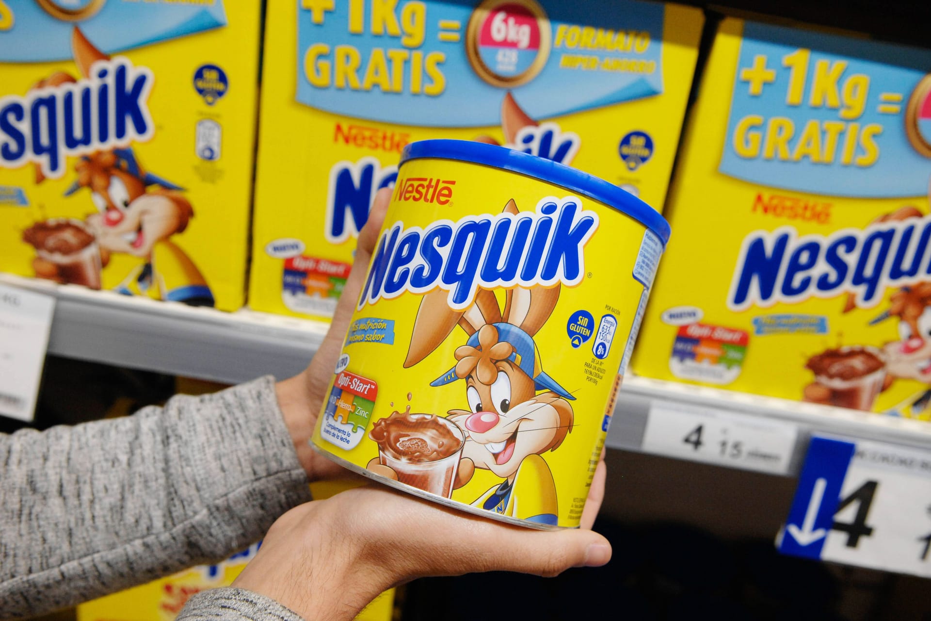 Nestlé Nesquik: Das Kakaopulver ist bei Alt und Jung beliebt.