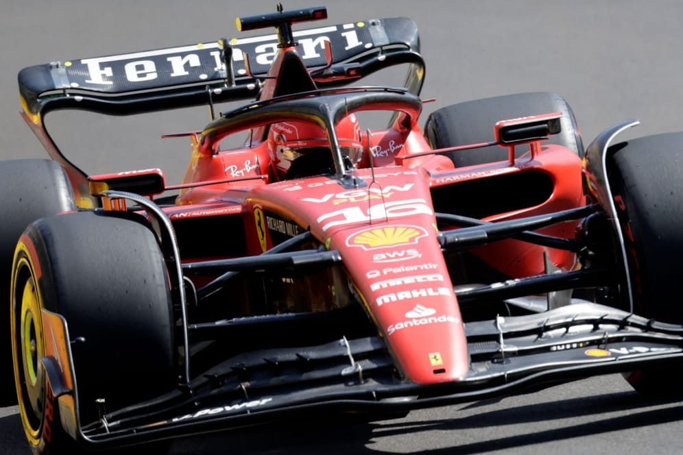 Überraschte im Qualifying: Ferrari-Pilot Charles Leclerc.