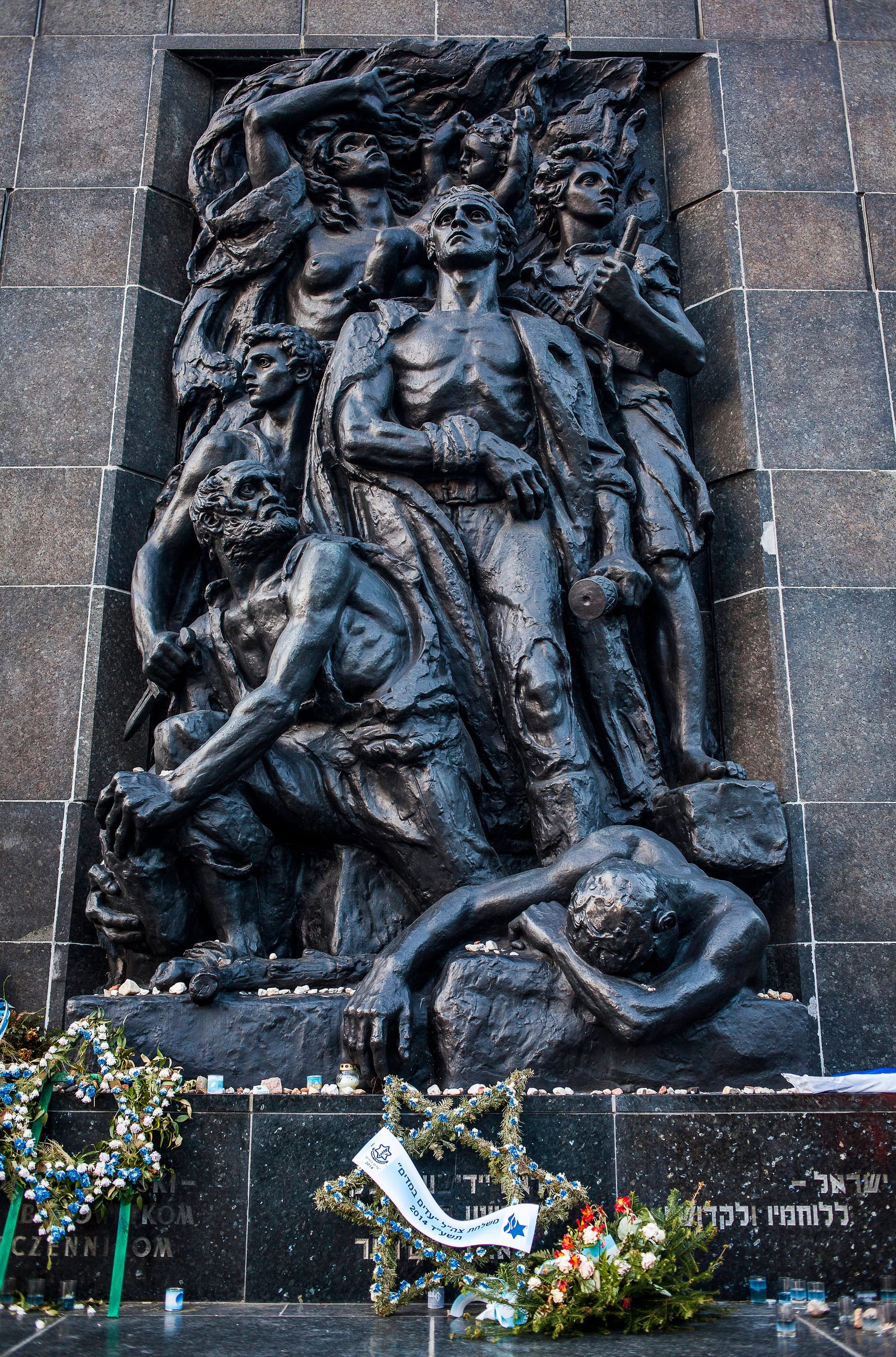 Denkmal der Helden des Ghettos in Warschau: Heute jährt sich zum 80. Mal der Beginn des Aufstandes der Juden in der polnischen Hauptstadt.
