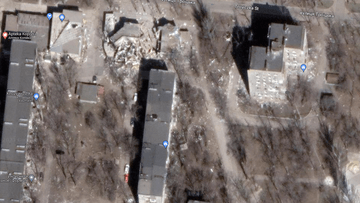 Zerstörung in Mariupol.