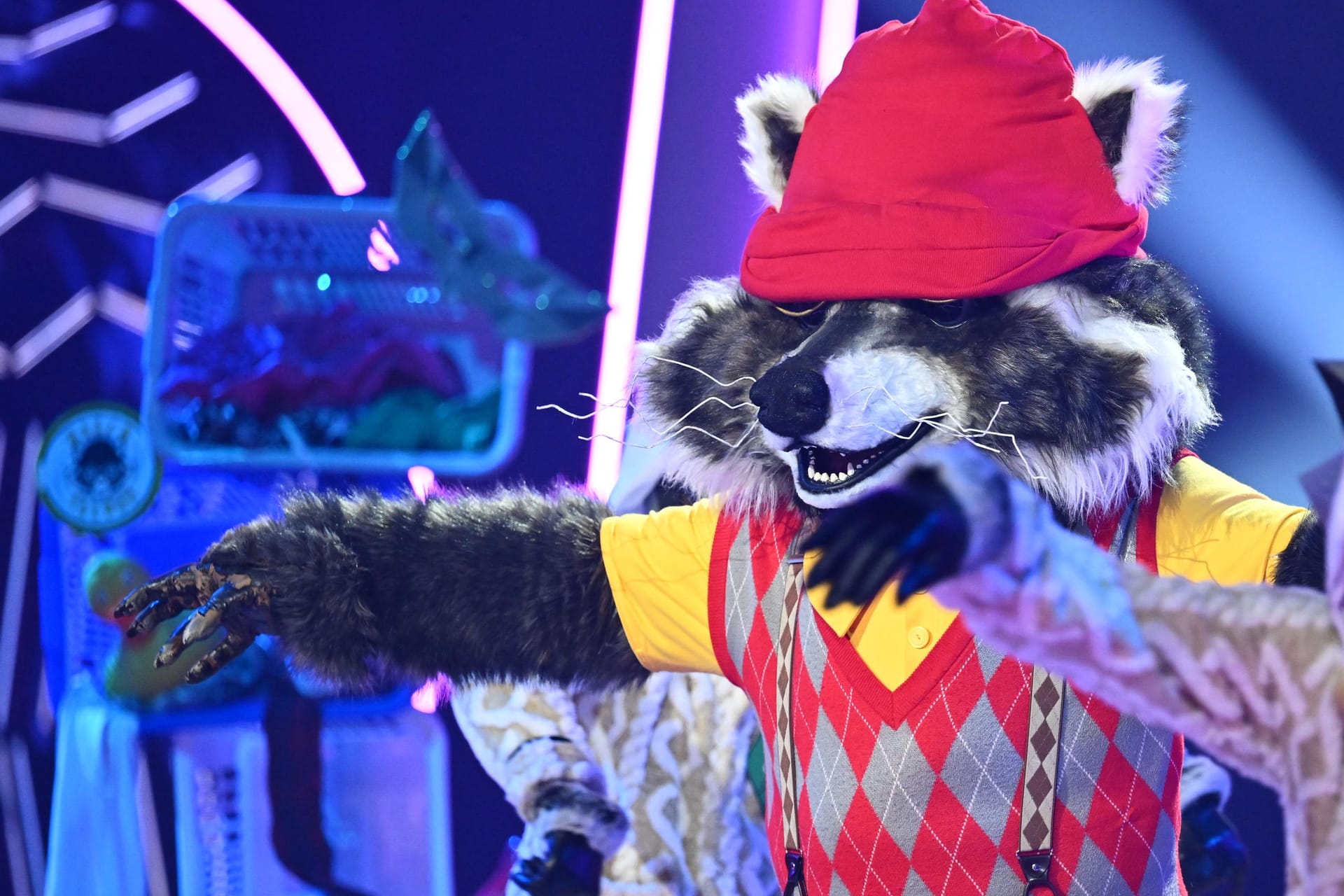 "The Masked Singer": Der Waschbär musste die Show verlassen. Doch wer steckte in dem Kostüm?