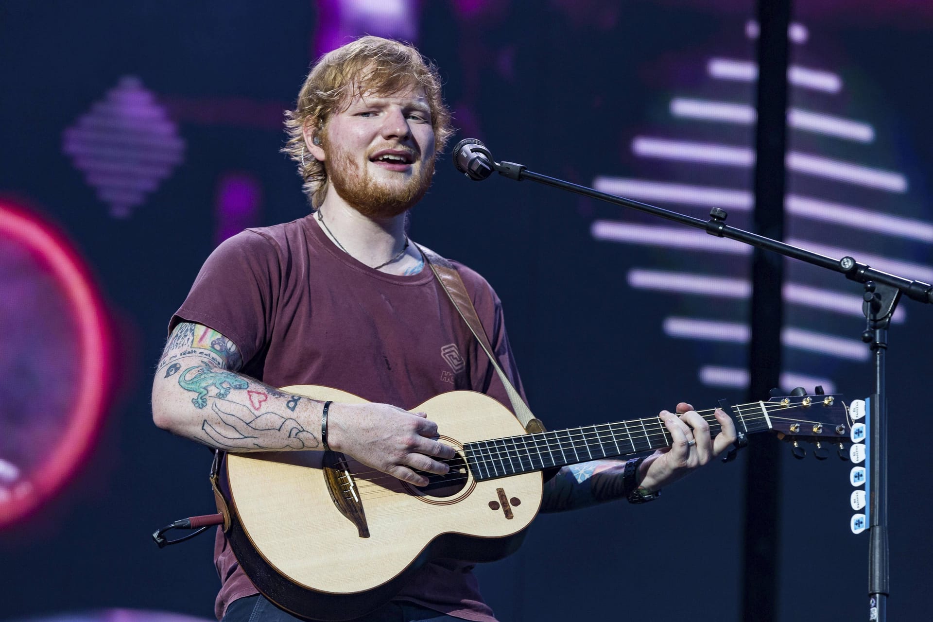 Ed Sheeran (Archivbild): Der Brite spielt Mitte April eine intime Show im Admiralspalast.