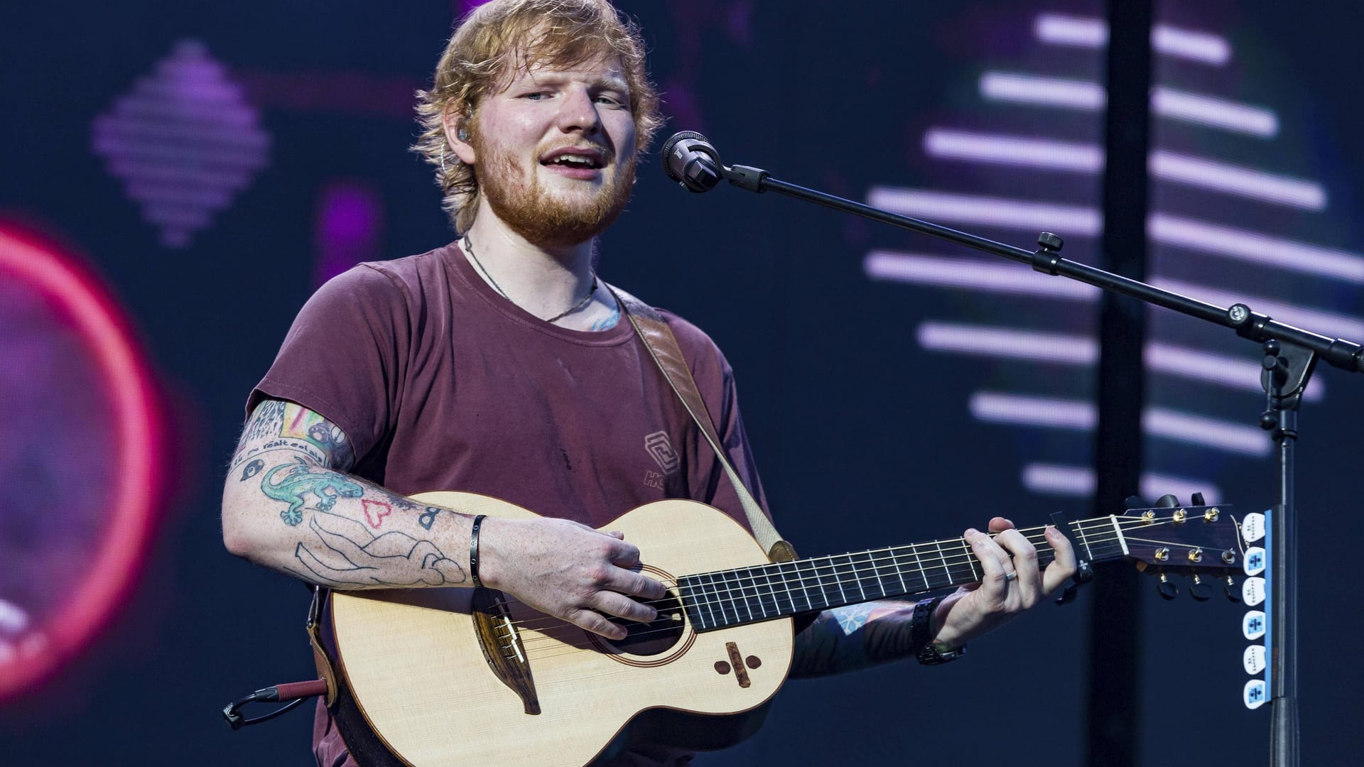 Ed Sheeran (Archivbild): Der Brite spielt Mitte April eine intime Show im Admiralspalast.