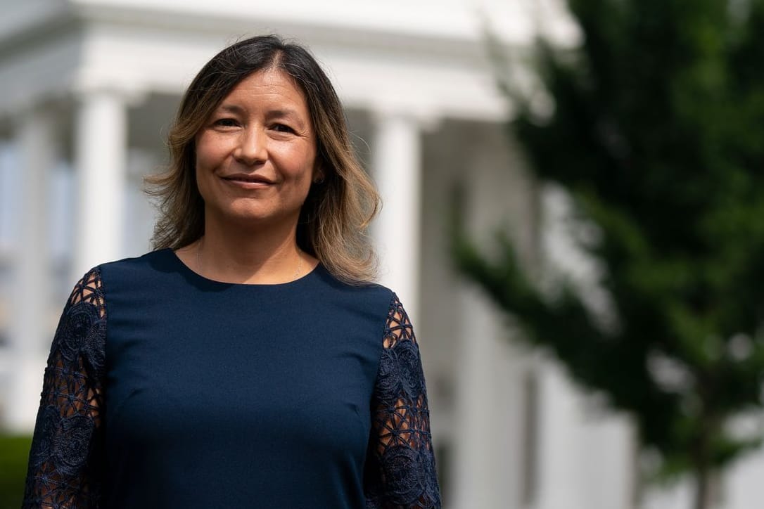 Julie Chávez Rodríguez: Die neue Wahlkampfmanagerin von Biden arbeitet bereits im Weißen Haus.