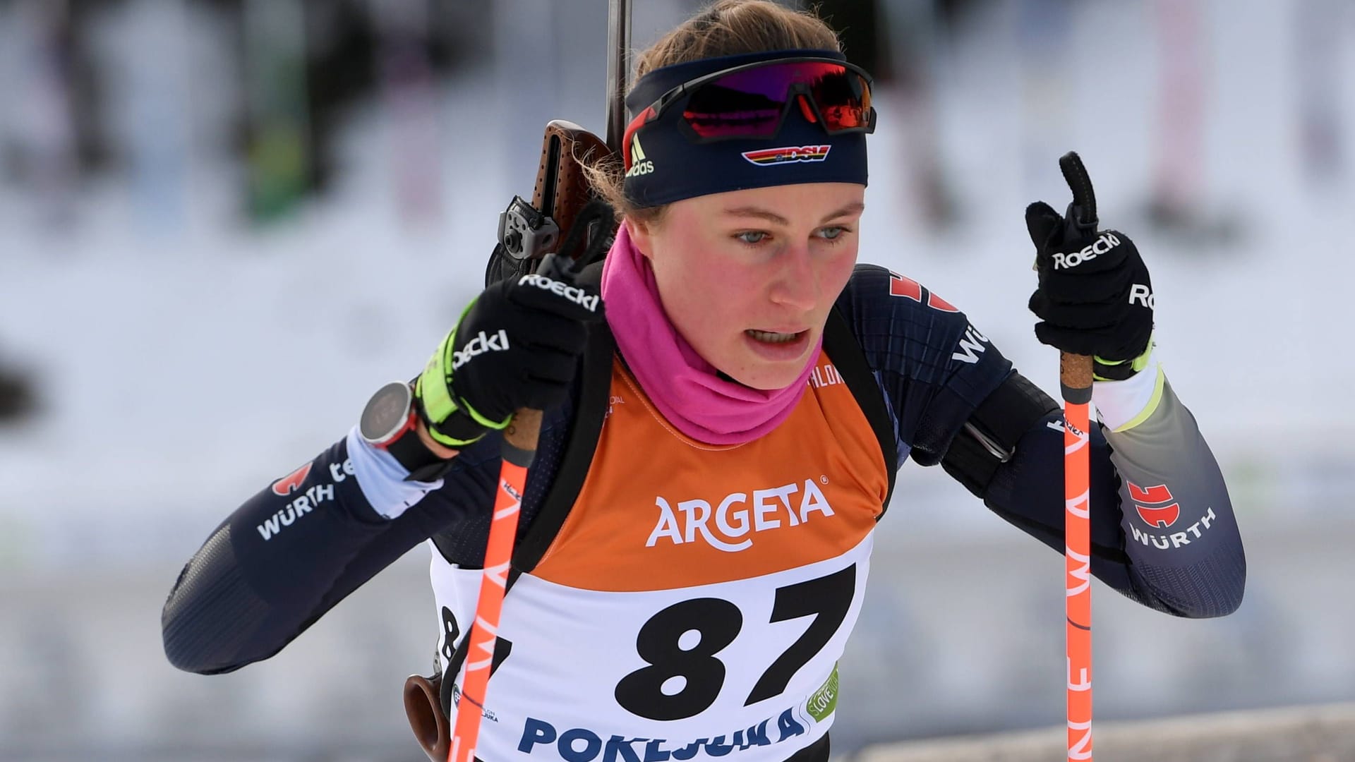 Luise Müller: Die junge Biathletin hat ihre Karriere beendet.