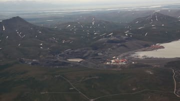 Miniera di zinco Red Dog nel nord-ovest dell'Alaska: il permafrost trattiene ancora molte tossine.  Tuttavia, secondo i ricercatori dell'AWI, se lo scioglimento continua, il rischio aumenta.