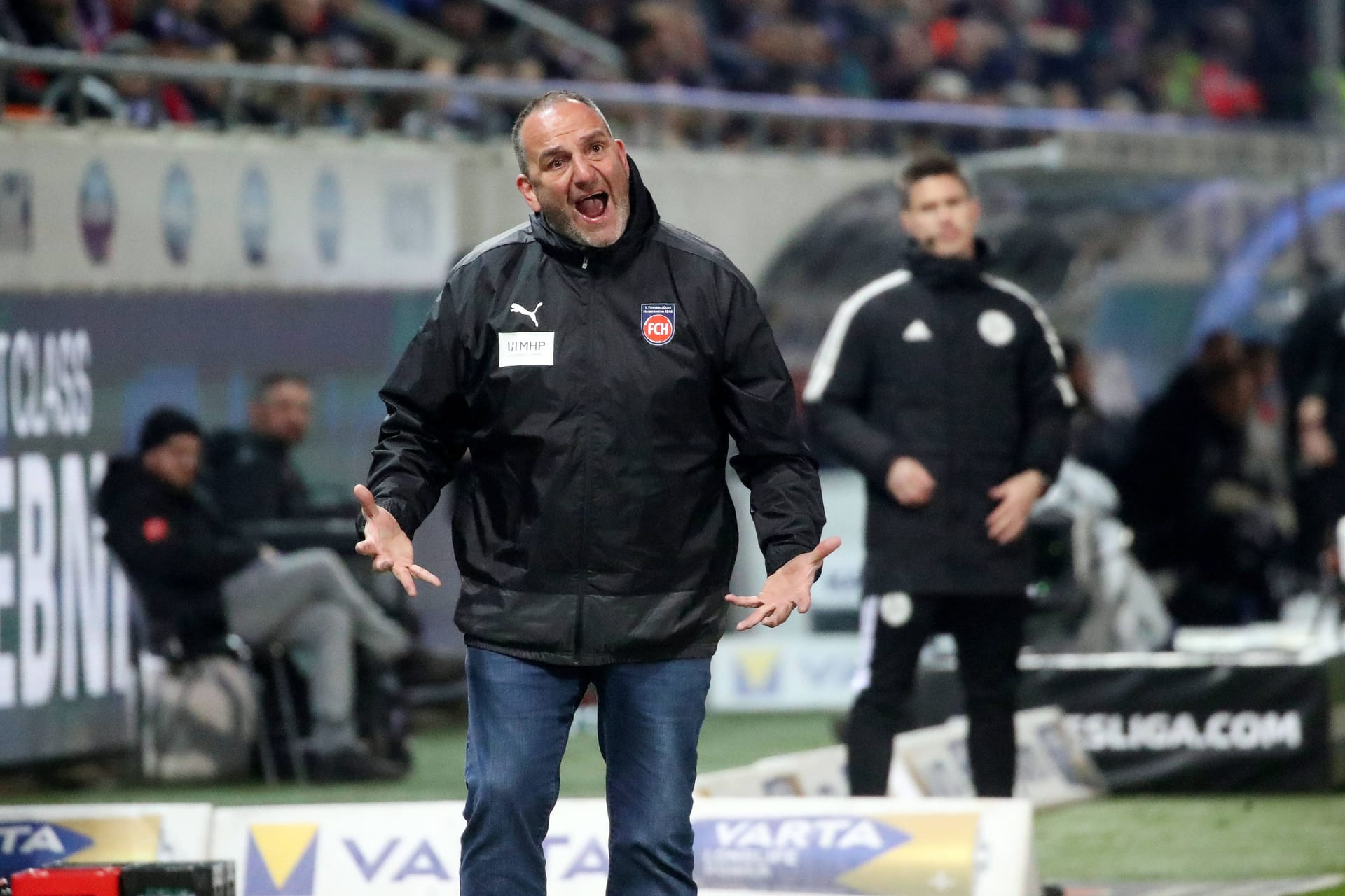 FCH-Coach Frank Schmidt: Sein Team steht in der Tabelle derzeit auf Platz drei.