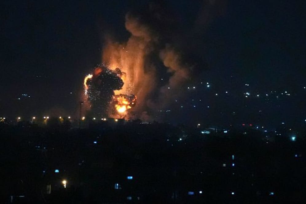 Luftangriff in der Nacht: In Gaza hat die israelische Armee mehrere Ziele getroffen.
