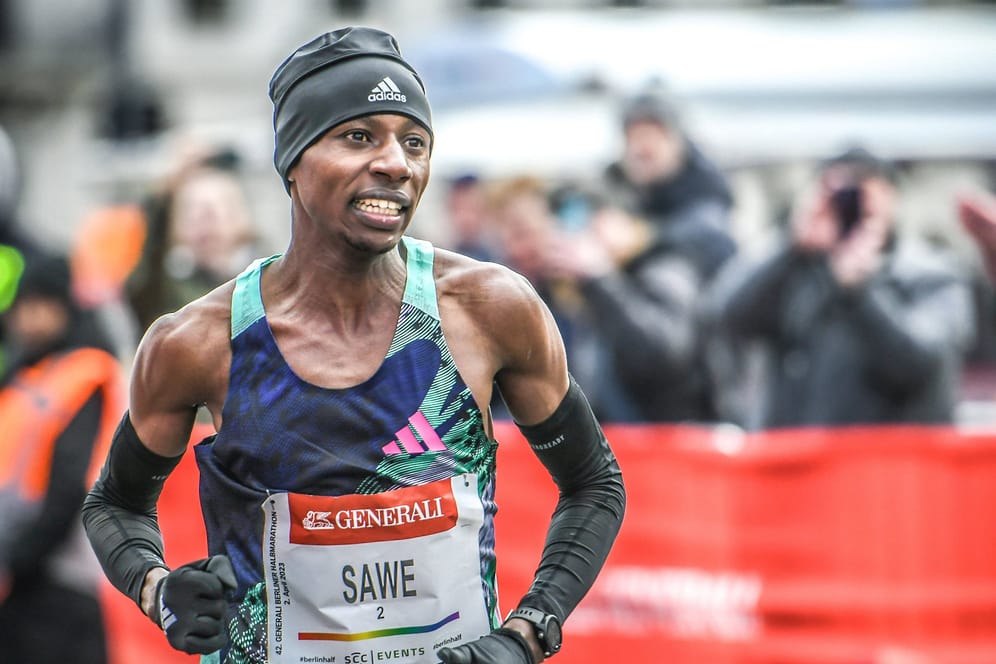 Sebastian Sawe: Der Kenianer holte sich den Sieg in Berlin.