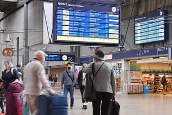 Bahnstreik am Hauptbahnhof München (Archivbild): Am 21. April sollen die Züge wieder stillstehen.