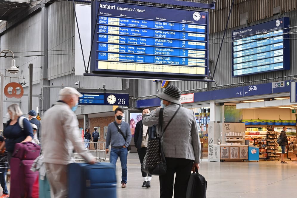 Bahnstreik am Hauptbahnhof München (Archivbild): Am 21. April sollen die Züge wieder stillstehen.