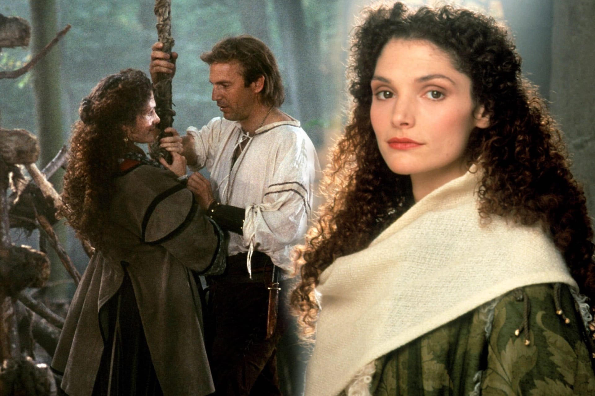 Mary Elizabeth Mastrantonio und Kevin Costner: 1991 standen sie gemeinsam für "Robin Hood" vor der Kamera.