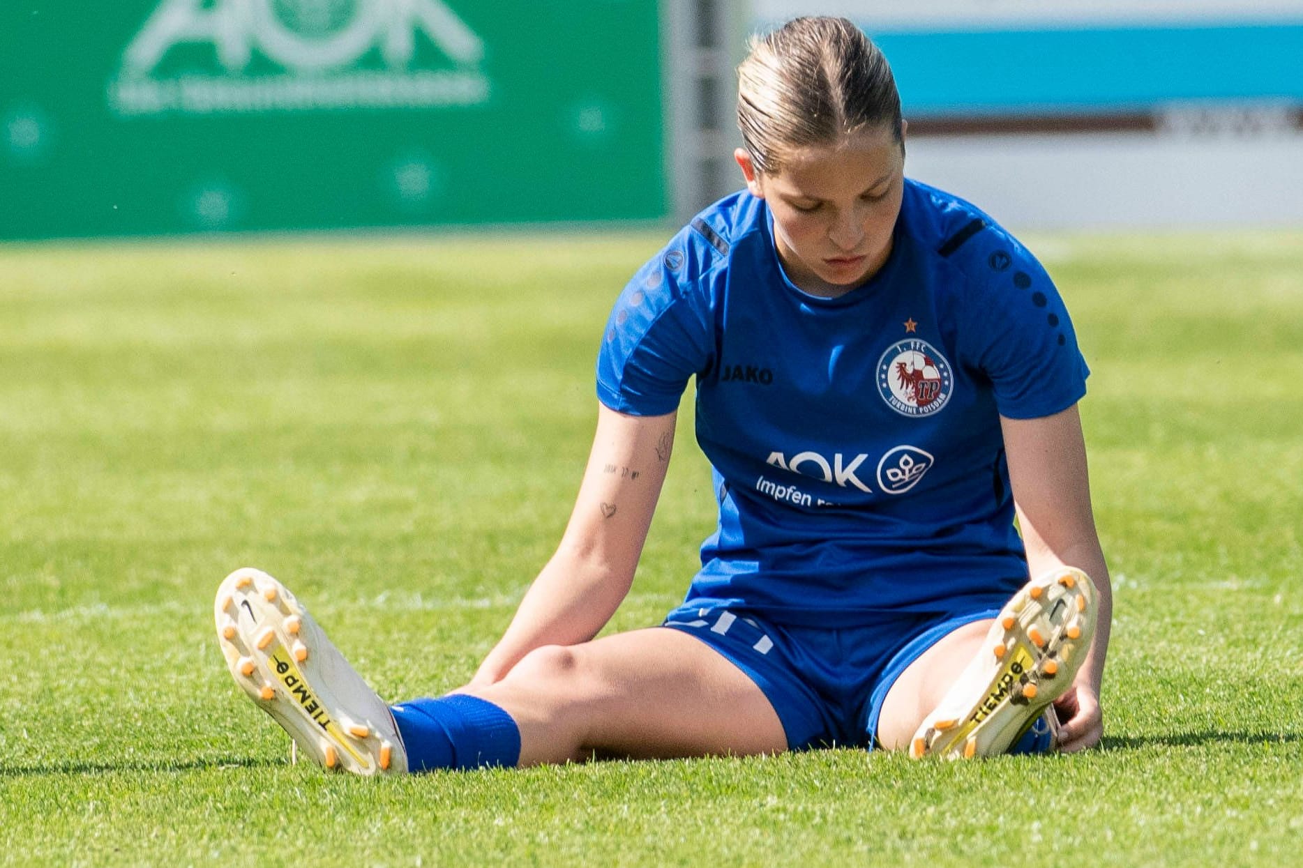 Noa Selimhodzic: Die Mittelfeldspielerin ist mit ihrem Team abgestiegen.