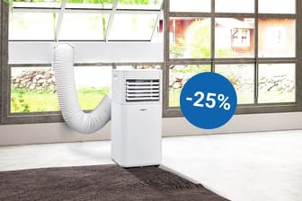 Im Aldi-Onlineshop ist eine sparsame Klimaanlage von Medion stark reduziert.