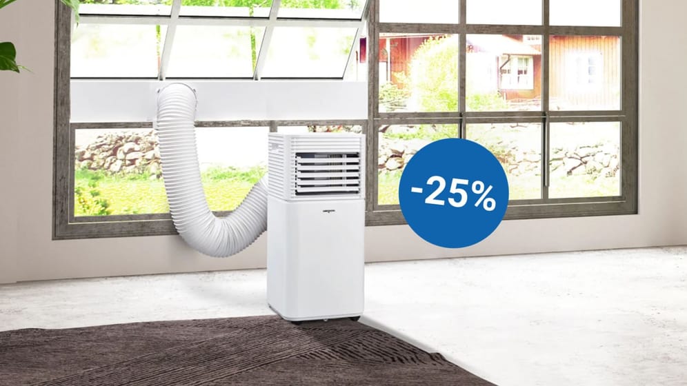 Im Aldi-Onlineshop ist eine sparsame Klimaanlage von Medion stark reduziert.