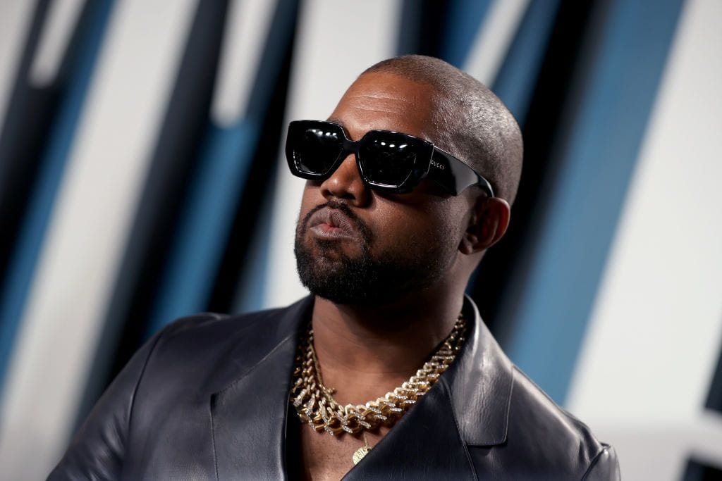 Kanye West bei einer Oscar-Party im Jahr 2020.