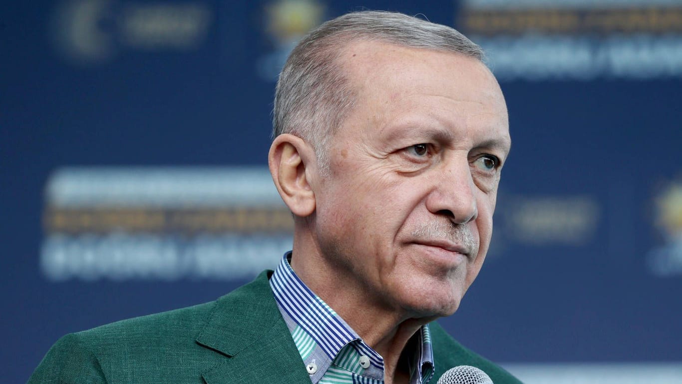 Recep Tayyip Erdoğan: Der Amtsinhaber lag bei der Präsidentschaftswahl vorn.