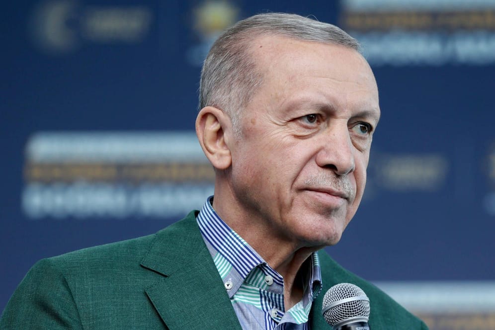 Recep Tayyip Erdoğan: Der Amtsinhaber lag bei der Präsidentschaftswahl vorn.