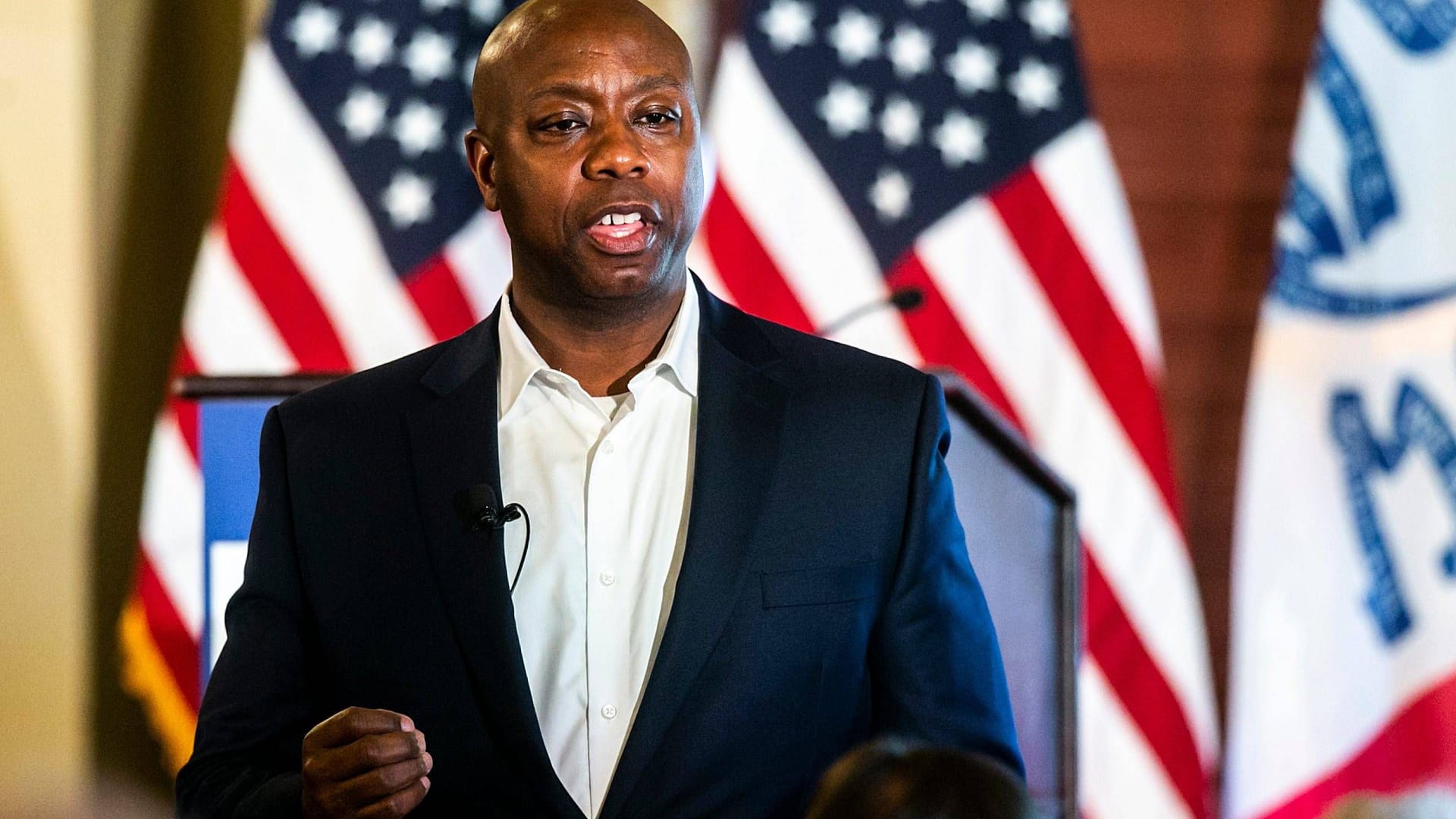 "Ich bin das lebende Beispiel": Tim Scott verneint Rassismus-Probleme in den USA.