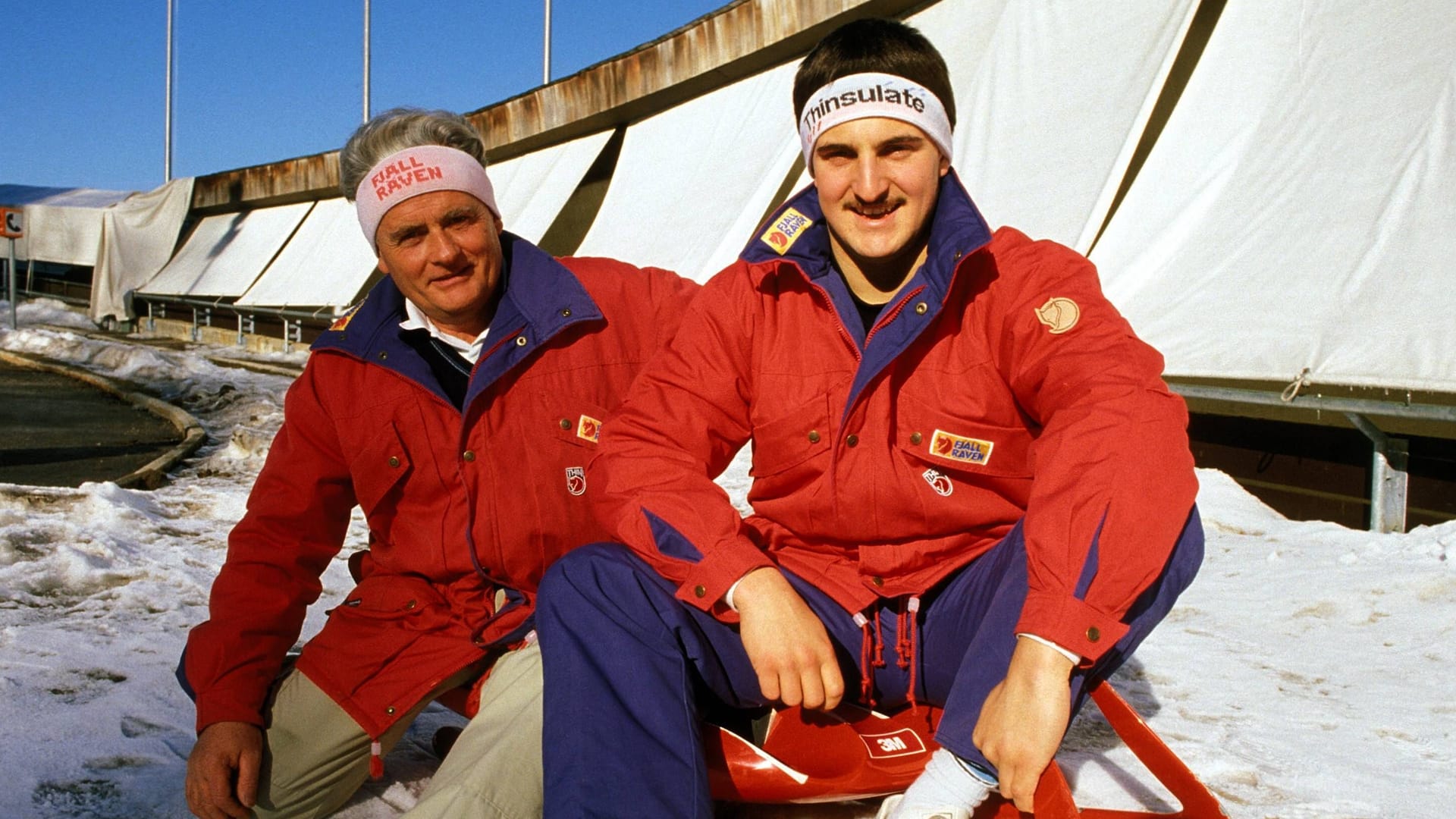 Josef Lenz (l.) an der Seite von Georg Hackl.