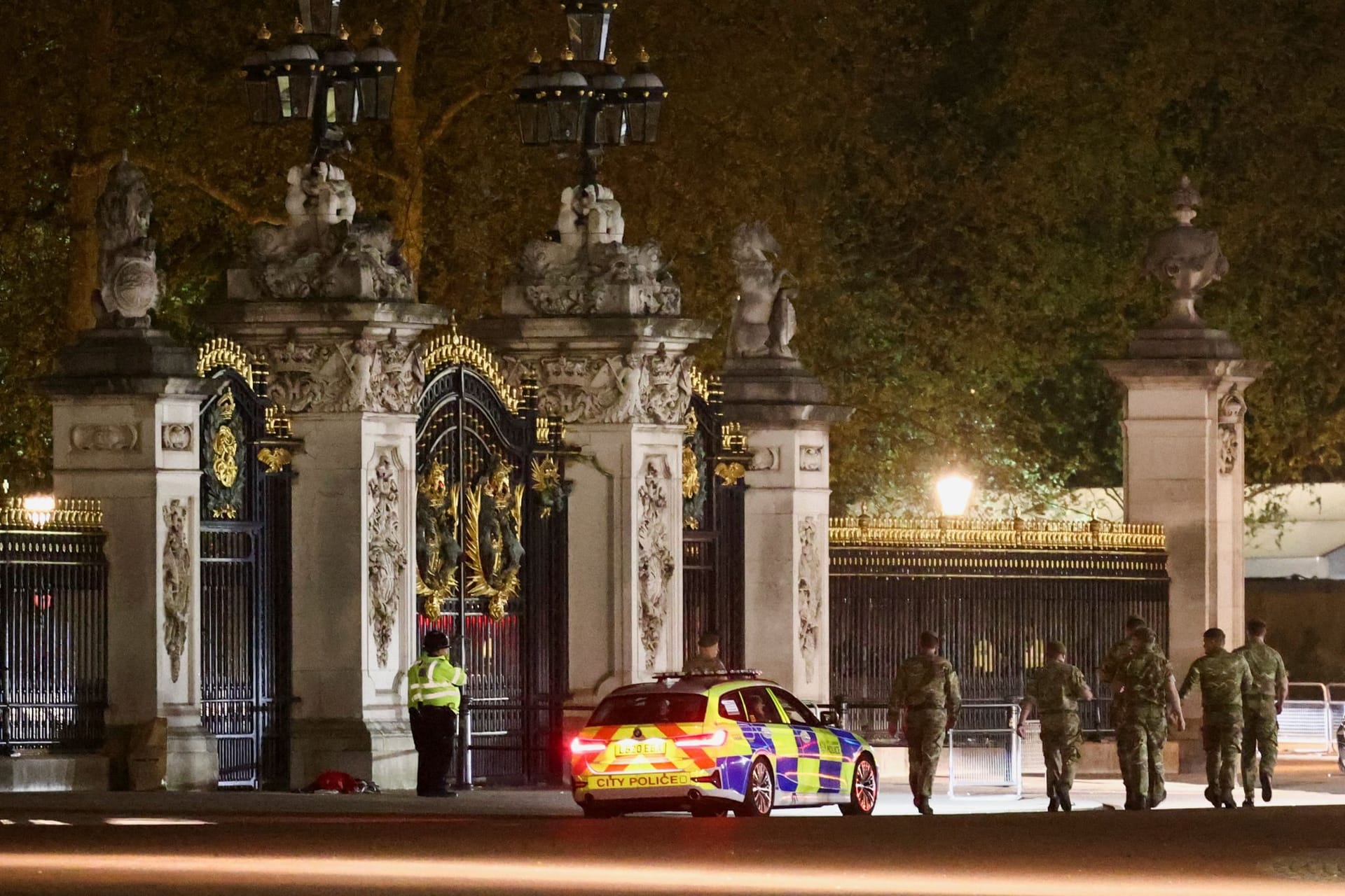 Man arrested outside Buckingham Palace, police conduct controlled explosion