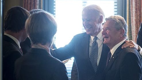 Joachim Gauck und Joe Biden