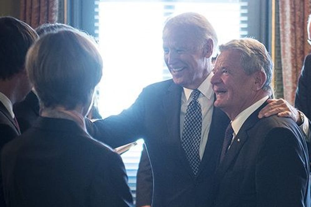 Joachim Gauck und Joe Biden