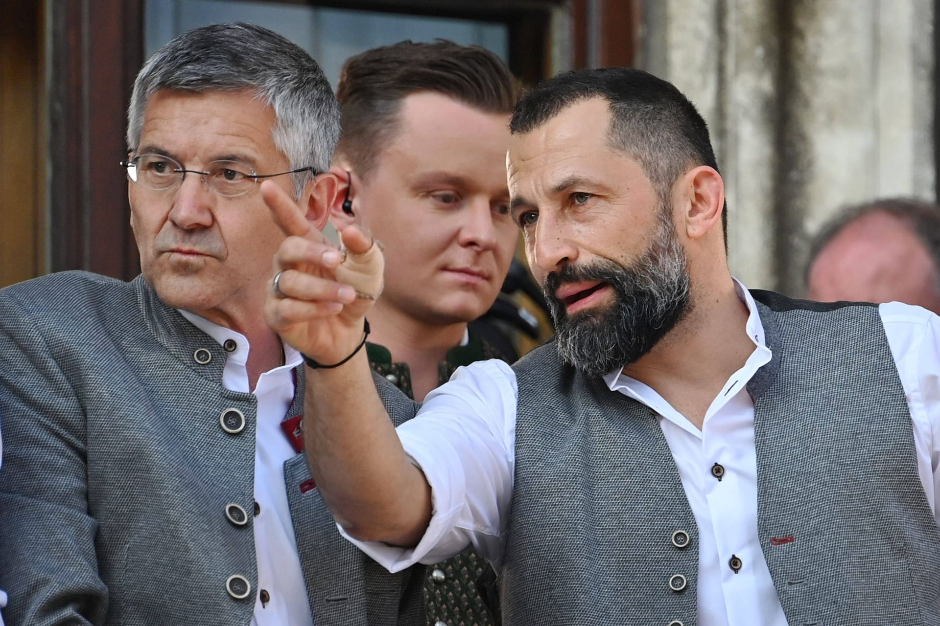 Herbert Hainer und Hasan Salihamidžić (r.): Er wird den Verein verlassen.