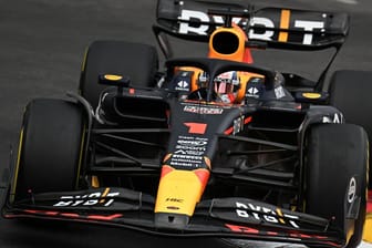 Vorneweg: Max Verstappen auf der Strecke in Monaco.
