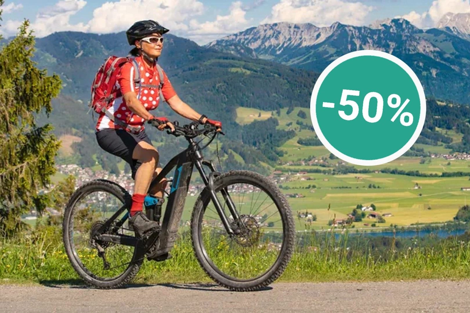 Sportlich unterwegs: Das E-Bike von Zündapp gibt es bei Lidl jetzt zum halben Preis.