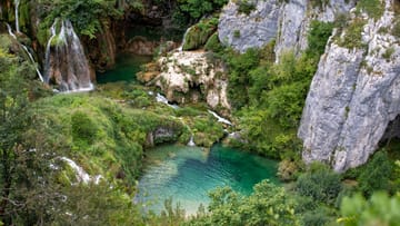 Platz 1: Plitvicer Seen, Kroatien: Das Gebiet gehört zu den beeindruckendsten Karstgebieten weltweit.