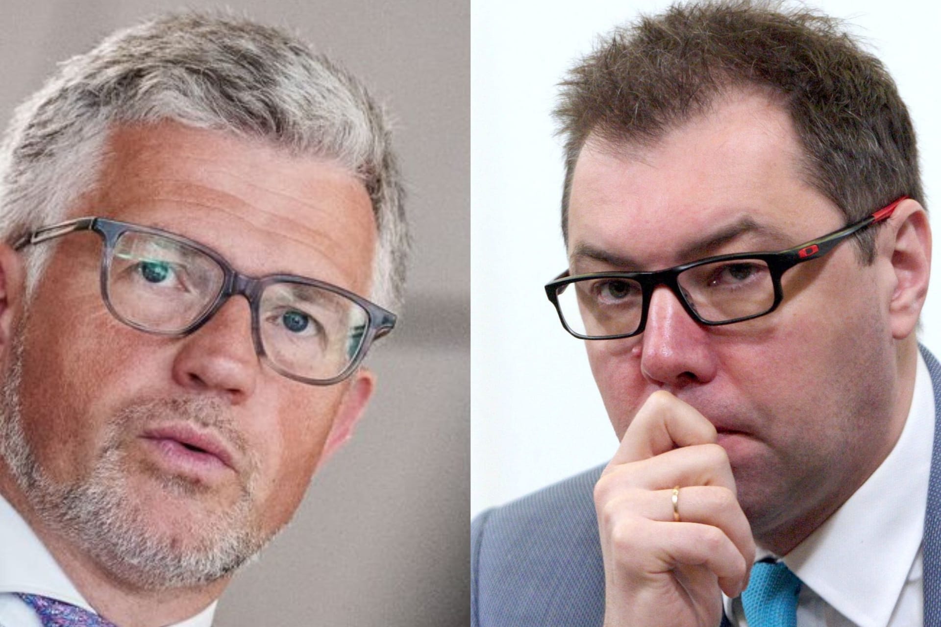 Ex-Botschafter Andrij Melnyk (l.) und sein Nachfolger Oleksii Makeiev: Makeiev weist die Kritik seines Vorgängers zurück.