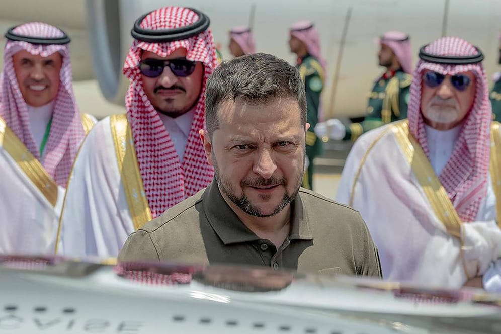 Überraschungsbesuch des Ukrainers: Wolodymyr Selenskyj in Saudi-Arabien.