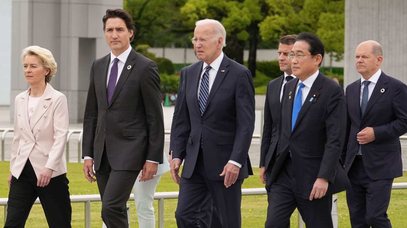 Entschlossen und einig: So wollen sich die G7-Staaten in Japan präsentieren.