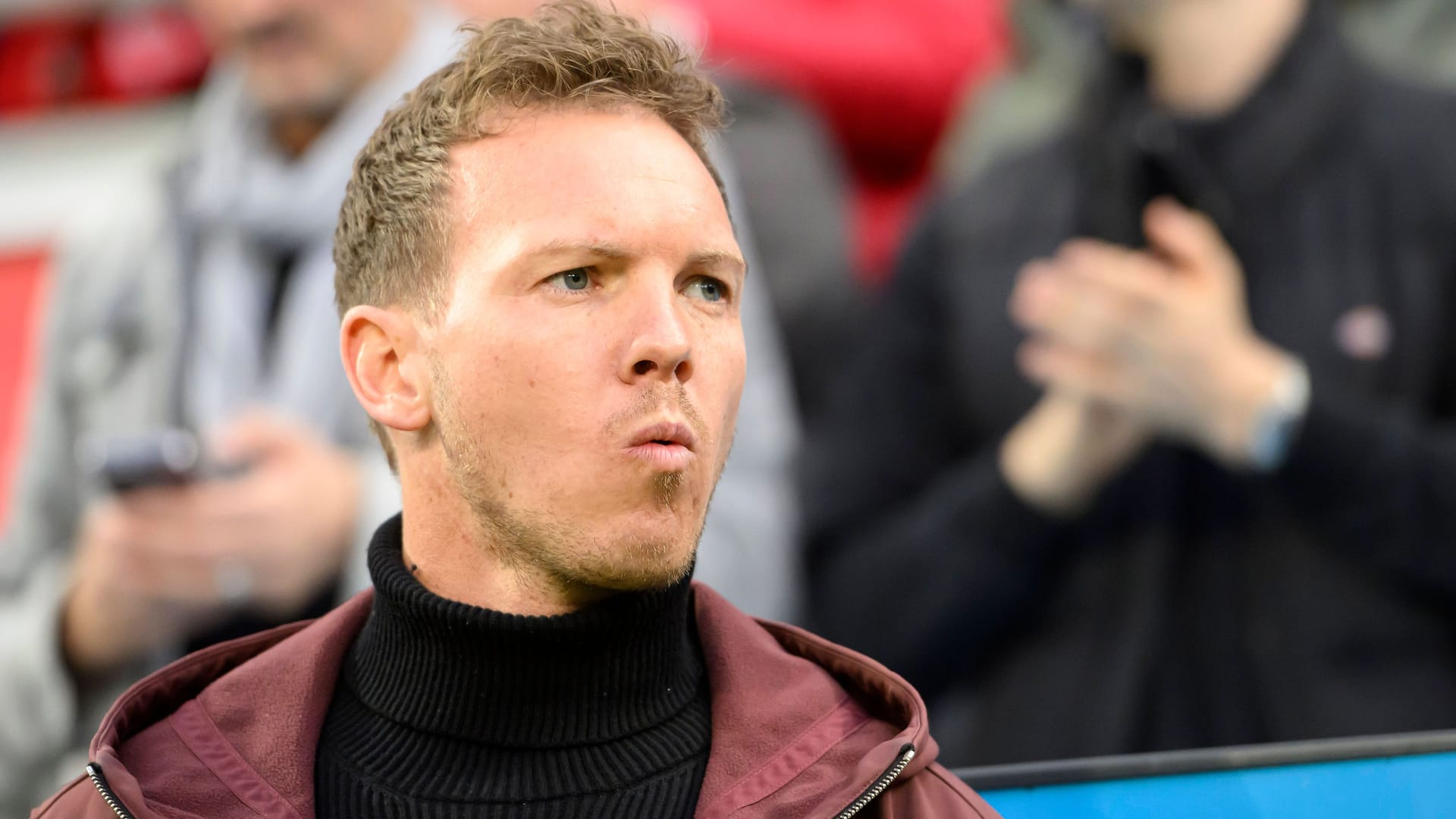 Julian Nagelsmann: Er wird wohl nicht neuer Trainer von Tottenham Hotspur. Julian Nagelsmann: Er wird wohl nicht neuer Trainer von Tottenham Hotspur.