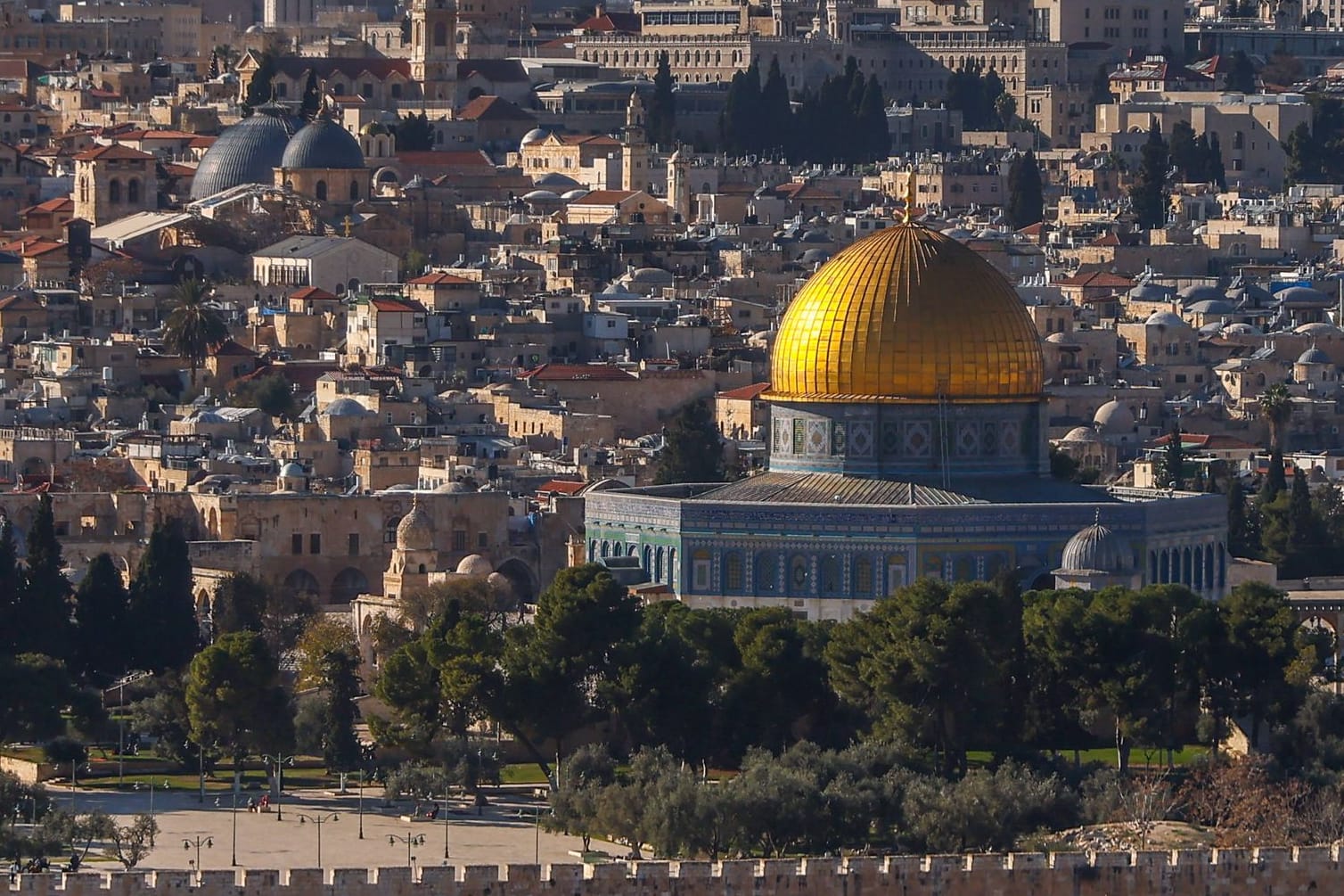 Tempelberg (Archivbild): Nach dem Besuch des israelischen Polizeiministers gibt es heftige Kritik.