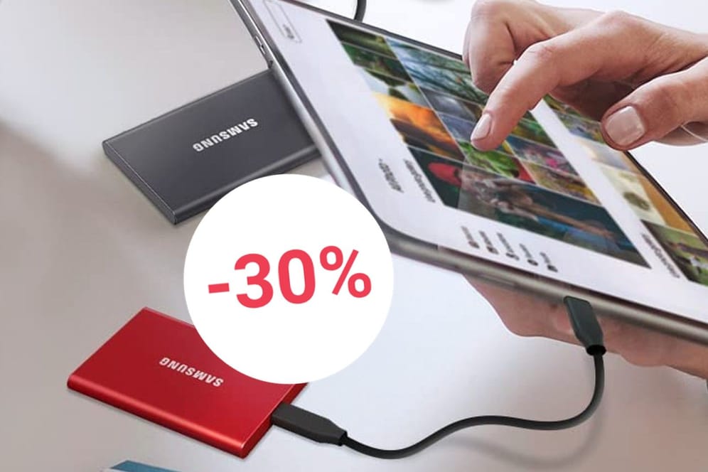 Die SSD-Festplatte von Samsung besitzt ein Terabyte Speicherplatz und ist heute zum Tiefstpreis erhältlich.