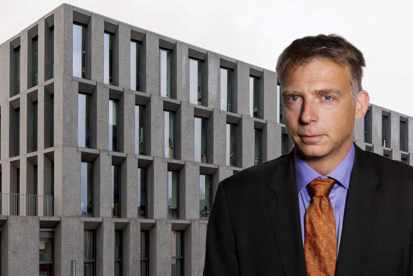 Der Neubau der Hochschule Mittweida. Am Freitag positionierte sich Rektor Volker Tolkmitt zu seinem mutmaßlichen Mitarbeiter.