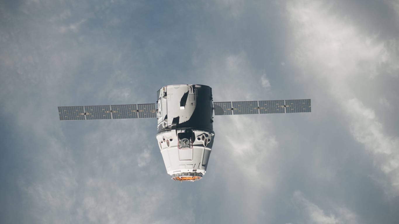 Dragon-Raumkapsel: Die Crew von Axiom Space wird mit einer solchen Kapsel zur ISS fliegen.