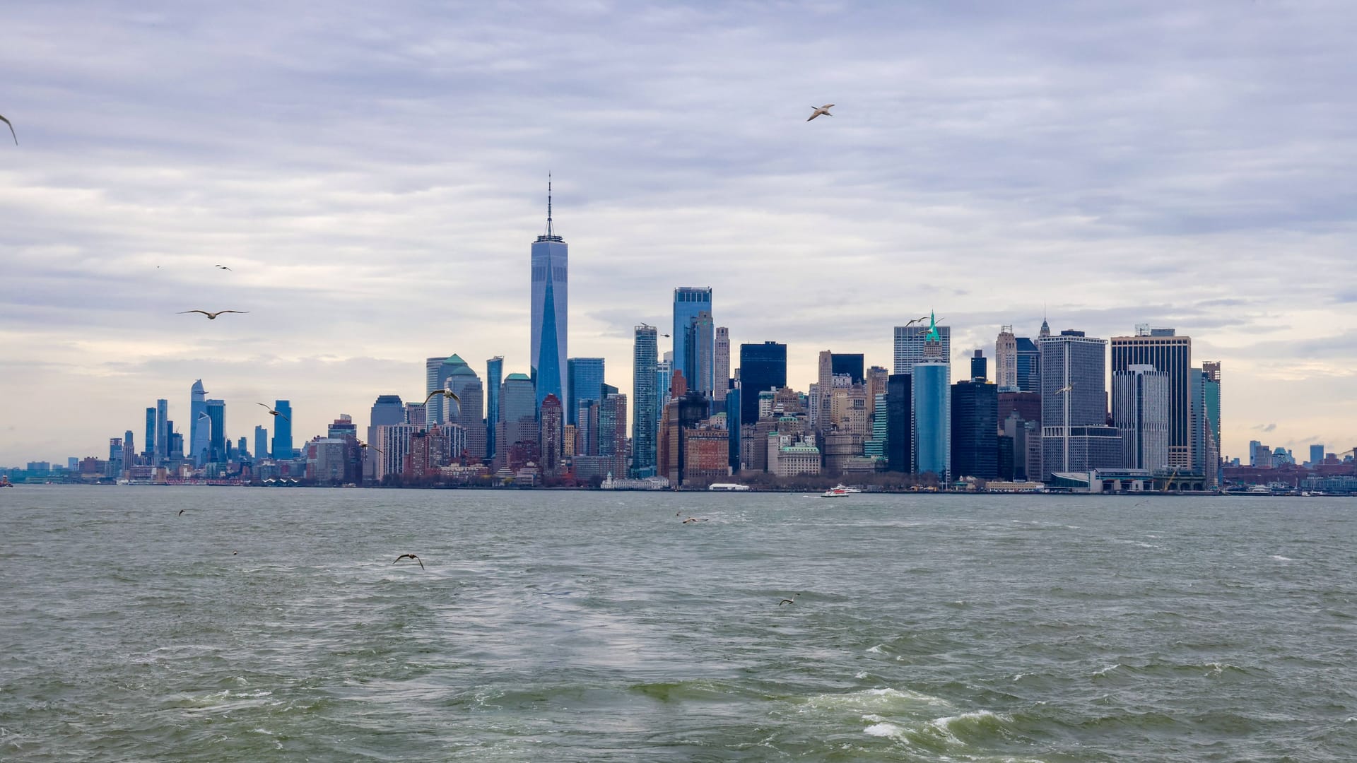 Nah am Wasser gebaut: New York City.