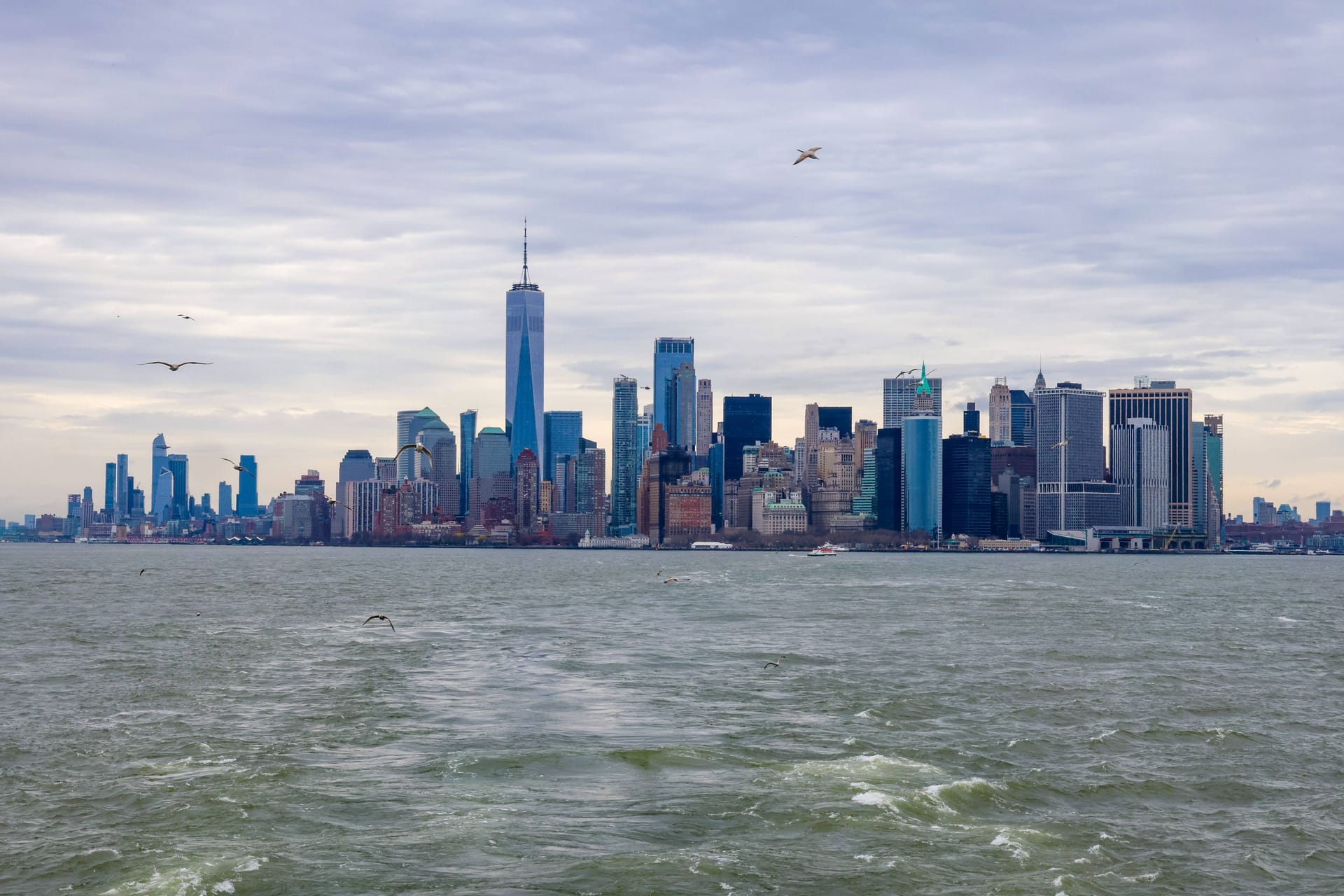 Nah am Wasser gebaut: New York City.