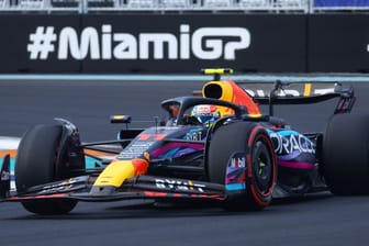 Sergio Perez auf der Strecke in Miami: Nächste Pole Position.