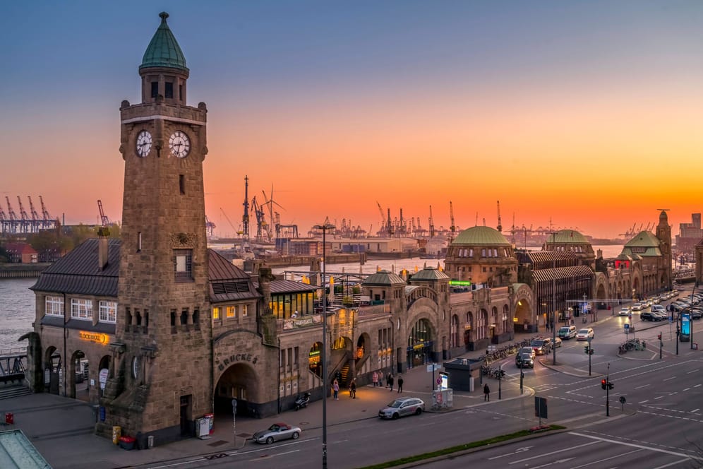 Landungsbrücken, St. Pauli, Hamburg: Nicht nur auf Instagram ist die Hansestadt besonders beliebt.
